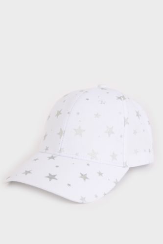 Kız Çocuk Desenli Cap Şapka